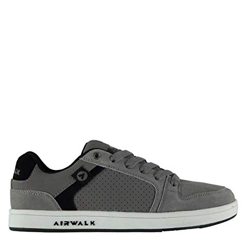 Airwalk Kids Brock Junior Skate Shoes Niños Cordones Deporte Casual Entrenadores Carbón