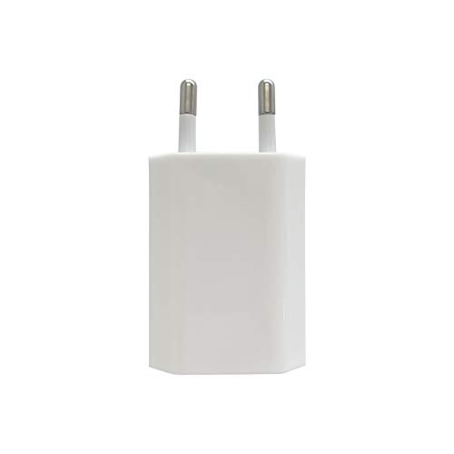 AISENS A110-0063 - Mini cargador USB (5V/1A) color blanco