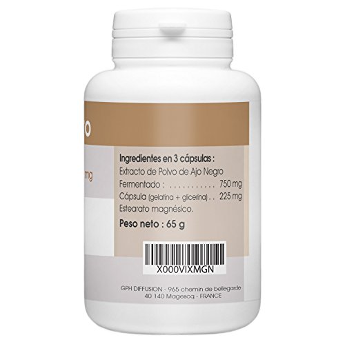 Ajo Negro Fermentado - 250 mg - 200 cápsulas