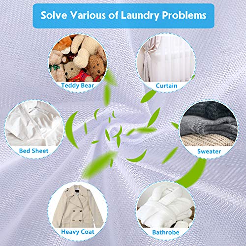 AJOXEL Bolsa Lavadora, Juego de 3 Grandes Bolsa de Lavandería, Bolsas para Lavadora con Cremallera Bolsas para la Colada para Ropa Interior,Calcetines,Ropa Delicada,Toallas, Mantas, Juguetes