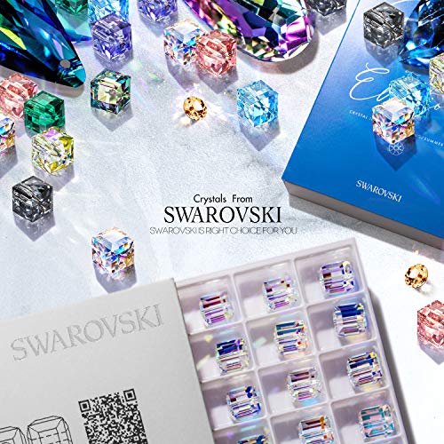 Alex Perry Pendientes Regalos para mujeres, madres, niñas, amigos, su rosa Aurore Boreale, coloridos pendientes, joyería, cumpleaños, aniversario, regalos personalizados para el día de San Valentín