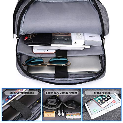 Alfheim Mochila para portátil para Hombre para Mujer de 13-14 Pulgadas,Impermeable&De múltiples Fines&Ligero&Portatil Simple y Elegante para Viajes de Negocios de Viajes Escolares