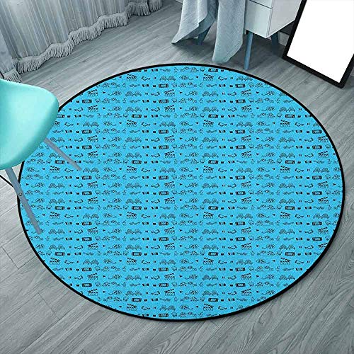 Alfombra redonda super suave para sala de estar, dormitorio, hogar, alfombra peluda, blanco y negro, cita vintage en Siguiendo tus sueños, imagen monocromática motivacional 3'3"-Round Estilo: 08.