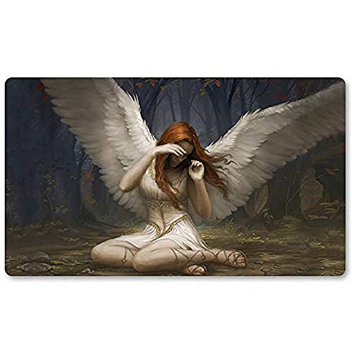 Alfombrilla de ratón Alfombrilla de Escritorio, Estera del Escritorio de Oficina Ángel de Vuelo de alabastro Alfombrilla del Escritorio del Ordenador portátil 30 * 80 cm