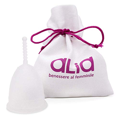 Alia Cup Talla M Copa menstrual reutilizable de silicona platino de grado médico certificado