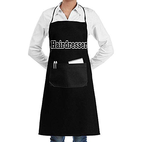 alice-shop Peluquería Delantales Unisex para Mujeres Hombres Restaurante Bar Delantal Ajustable