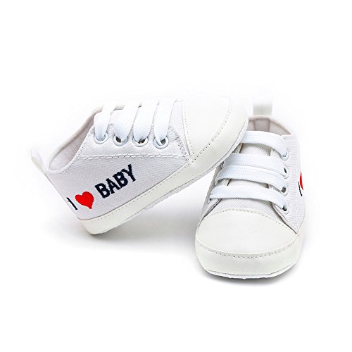 ALIKEEY   Bebé Niño Recién Nacido   Chicas Chicos Corazon   Carta Imprimir Sólidos     Casual Zapatos De Suela Suave