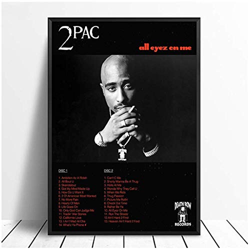 All Eyes On Me Album Pop Music cover Music Star Poster Impresiones de la lona Arte de la pared para la sala de estar Decoración del hogar - Sin marco