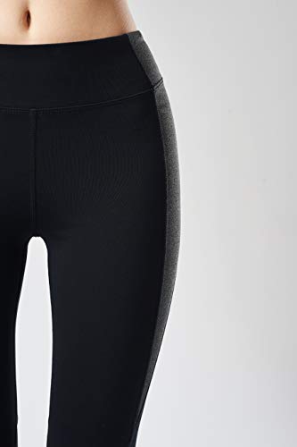 AllureSports son pantalones de yoga para mujeres, especiales para entrenamiento al aire libre, especiales para correr, cómodos y adaptables a cualquiere tipo de actividad diaria. (Negro, M)