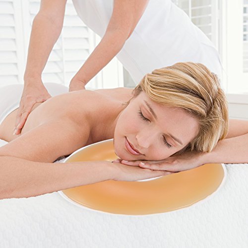 Almohada de silicona suave para masaje facial, almohada para relajarse en el reposacabezas, Spa Beauty Salon Skin Care Soft Overlay Face Relax Weigh Cushion Pad