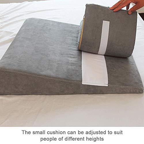 Almohada Para El Descanso De La Pierna Almohada De La Rampa De La Pierna Almohada De La Cuña Eleva Las Piernas Y Los Pies Para Dolores De Espalda Y Cadera, Dolor De Pierna, Edemas, Mejor Circulac