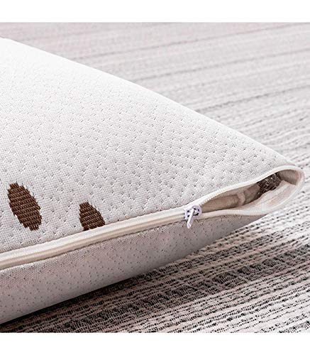 Almohada viscoelástica beneficiosa para la Salud por su fabricación con cáscara de Almendra y Hueso de Aceituna. Recolax Visco Nature (90 cm)