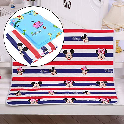 Almohadilla De Cuna Impermeable - WENTS 2PCSCambiador Portátil de Pañales Colchón Bebé Lavables Cama para Bebés Colchón Pañales Cambiador Pad Almohadilla Impermeable para Niños Y Mascotas