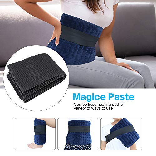 Almohadilla Eléctrica Térmica Calentamiento Rápido con Función de Apagado Automático Lavable a Máquina Alivia Dolor Muscular para Espalda Cuello Hombros Piernas