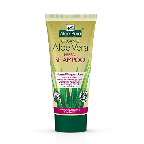 Aloe Pura Ransom® - Aloe Pura Aloe Vera champú de hierbas (Normal/Uso Frecuente) - Volumen: 200 ml.