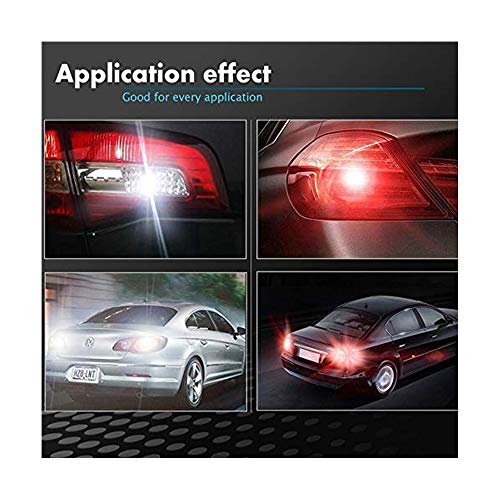 ALOPEE Paquet de 2 1156 BA15S 1141 1003 7506 1073 Lumière à DEL Blanche 9-30V-DC, 2835 Fiale de Rechange 33 SMD pour Fiale D'intérieur da Campo per Camping-Car