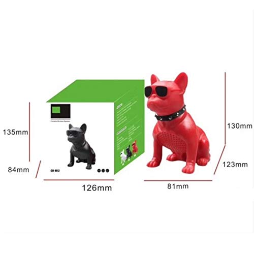 Altavoz Bluetooth inalámbrico M10 Bulldog Blanco Portatil Estereo Audio HD Exterior Controlador Integrado FM Radio USB TF Card