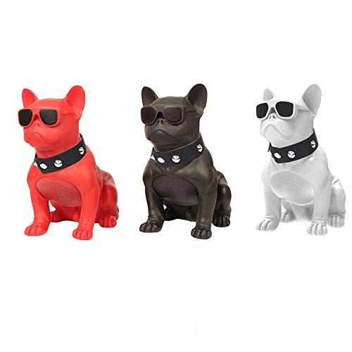 Altavoz Bluetooth inalámbrico M10 Bulldog Blanco Portatil Estereo Audio HD Exterior Controlador Integrado FM Radio USB TF Card