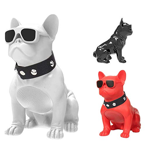 Altavoz Bluetooth inalámbrico M10 Bulldog Blanco Portatil Estereo Audio HD Exterior Controlador Integrado FM Radio USB TF Card