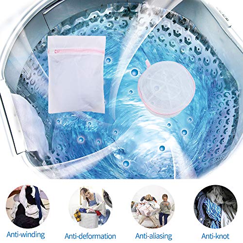 AMAYGA 11PCS Bolsa para Lavadora Bolsa para la Colada con Cremallera Cerrada Bolsa Malla de Lavandería Protección Completa Reutilizable para Blusas Delicadas,Calcetería,Ropa Interior,Sujetador