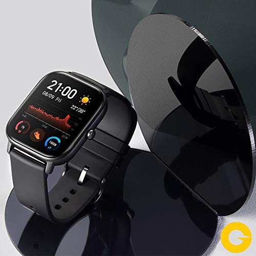 Amazfit GTS Reloj Smartwactch Deportivo | 14 días Batería | GPS+Glonass | Sensor Seguimiento Biológico BioTracker™ PPG | Frecuencia Cardíaca | Natación | Bluetooth 5.0 (iOS & Android) Negro