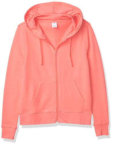 Amazon Essentials French Terry Full-Zip Hoodie Fashion, Coral Brillante, US M (EU M - L)