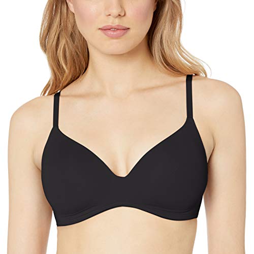 Amazon Essentials Wireless Support Bra Sujetador, Negro (Black), 95C (Talla del fabricante: 36C)