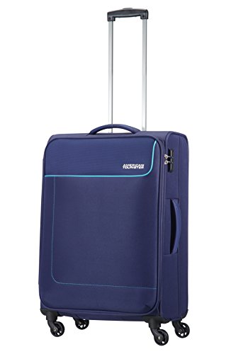 American Tourister- Funshine Spinner 4 Ruedas 55/20 Equipaje de Mano, Azul (Orion Blue), M (66cm-63,5L)
