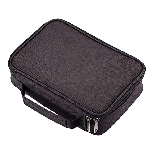 AMGOMH Estuches, 72 ranuras portalápices Caja de lápiz de Estudiantes Organizador Estuche Escolar de caso lapices de colores lápiz bolsa de arte dibujo Estuches Escolares Pencil Case (Negro)