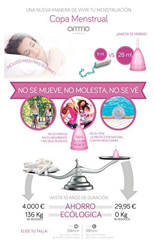 Ammo London Copa Menstrual Ammo Classic, Talla L - 1 unidad
