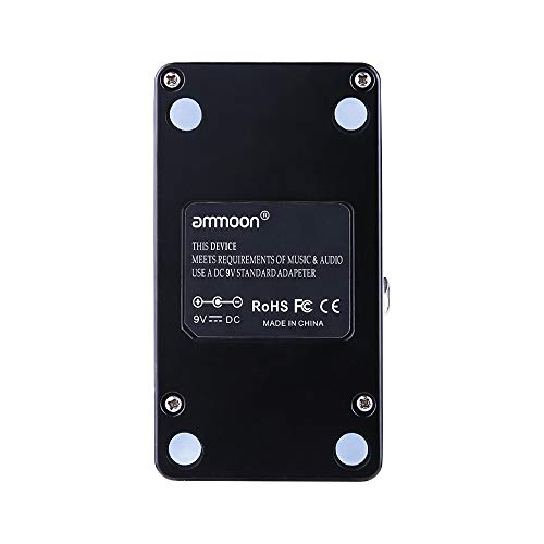 ammoon RETRO FUZZ Pedal de Efecto de Guitarra Analógica Fuzz 2 Modos True Bypass Shell de Aleación de Aluminio