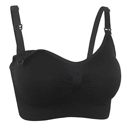 AMOURRI Sujetador de Maternidad para Mujeres Bra Bralette sin Costuras (2Pack/3Pack)