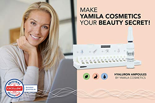 Ampollas de Ácido hialurónico con efecto lifting, 14 unidades de 2 ml de Yamila Cosmetics