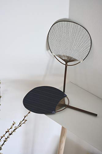 anaan ‚Uchiwa’ Abanicos de Mano Japones bambú Round 2 Piezas Ventilador de Mano Decoración de Boda o Fiesta Diseño