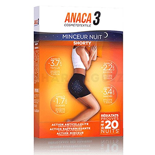 Anaca 3 – Anaca3 Kit adelgazante verano – Cápsulas adelgazantes + gel adelgazante + shorty adelgazante noche talla L XL