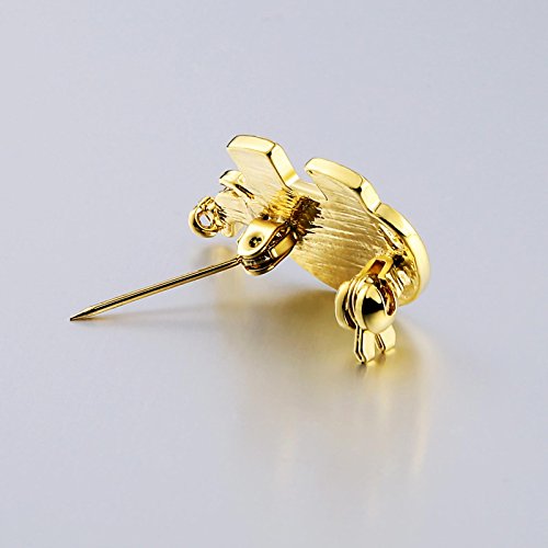 AnazoZ Joyería de Moda 1 Pcs Broche Broche Mujer Broche Acero Inoxidable Broche Elefante Broche Oro