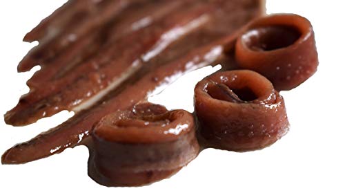 Anchoas de Santoña Gourmet Lata 280gr neto 40 Filetes Engraulis Encrasicolus Anchoa Artesanal Exquisitamente Limpia Sin Espinas en Aceite de Oliva Virgen Extra
