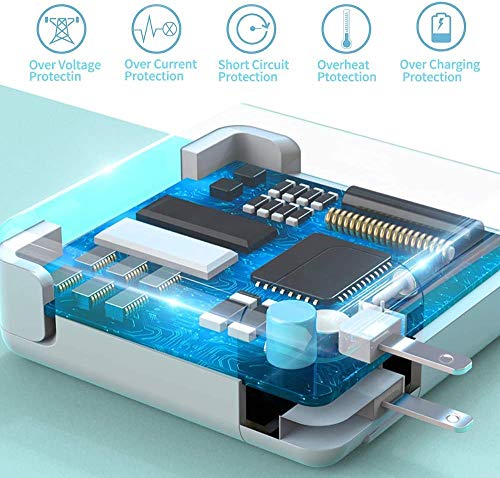 AndMore Cargador Compatible con Mac Air, 45W Adaptador 2 para Mac Air, Mac Air 11" 13" Pulgadas A1466/A1465/A1436/A1435 - Mediados 2012, 2013, 2014, 2015, 2017 Modelos