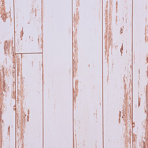 Andoer 1.5 * 2m Fondo Fotografía Telón de Fondo Patrón de Tablero de Madera para Niños Bebé Estudio de Foto