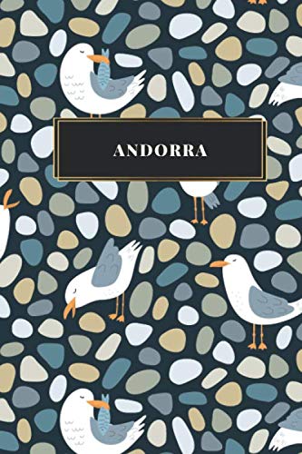 Andorra: Cuaderno de diario de viaje gobernado o diario de viaje: bolsillo de viaje forrado para hombres y mujeres con líneas