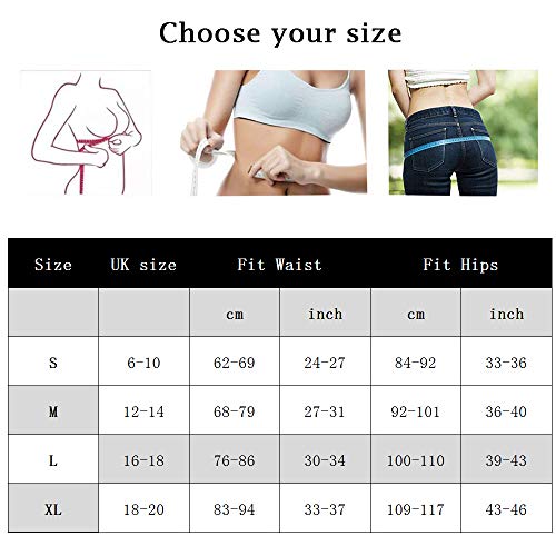 ANGOOL Cintura Alta Faja Tanga Braguitas Body Moldeador Abdomen Invisible Shapewear Faja Reductora Adelgazantes para Mujer