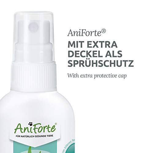 AniForte Carespray Sensible para Perros y Gatos 200ml - Cuidado para el Pelaje y la Piel, espray para el Cabello. Pieles Brillantes y Ayuda para el Peinado, Spray para el Cuidado de Perros y Gatos
