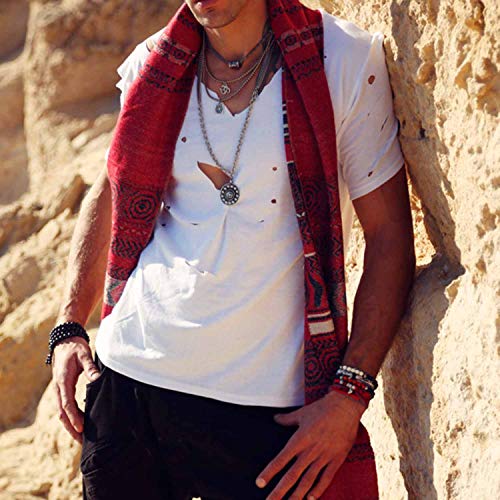 Anisch de la Cara Mujeres Pulsera Fire Om - Pulsera tibetana Wish Wish Hecha de Banderas de oración tibetanas Om Wish - Arte no 3350-r