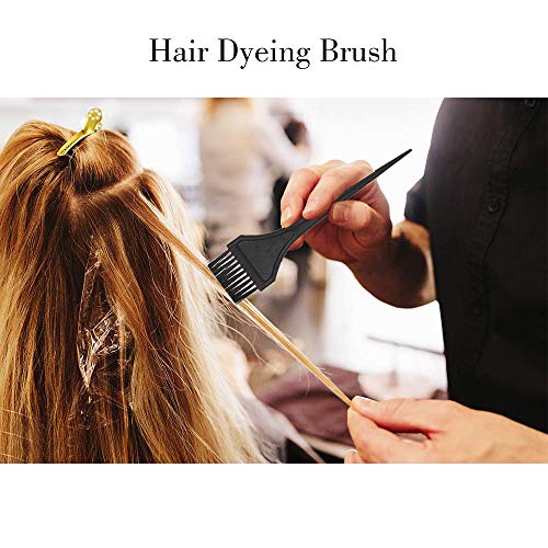 Anself 6pcs Kit de Herramientas para Coloración, Kit de Tinte, Tinte de Peluquería,Tazón, Cepillos y Clips