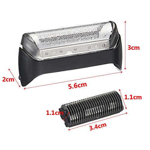 Anself Afeitadora Afeitadora de la Parrilla de Afeitar y Cuchillas para BRAUN 10B Series 1 190 180 170