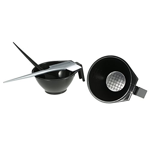 Anself Kit de Pelo Tinte para Colorear Cepillo Peluquería Delantal Pelo Cap Gancho Clips de Peluquería para Seccionar Teñido Herramienta