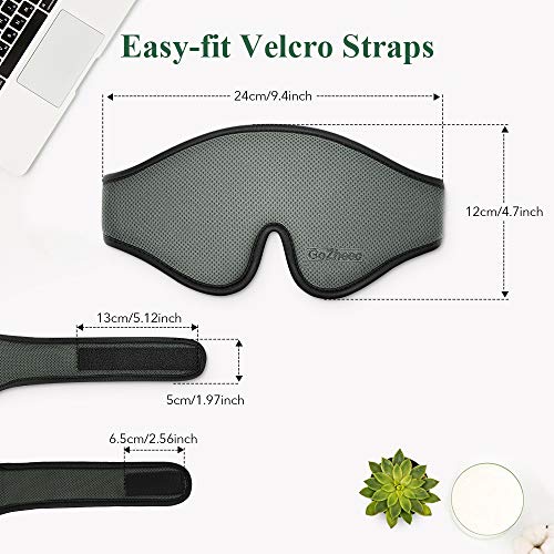 Antifaz para Dormir, Mascarilla para dormir Máscara para Dormir de algodón Suave y cómodo máscara para Ojos para Dormir para mujer y hombre Protección ocular en forma 3D, tapón para el oído