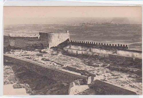 Antigua Postal - Old Postcard : SAGUNTO - Castillo - Plaza de San Fernando y Torre del Homenaje