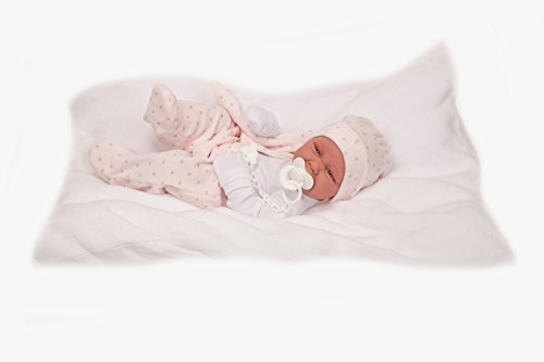 Antonio Juan aj5022 – Recien Nacida Carla Cojin muñeca Realista, Color Rosa