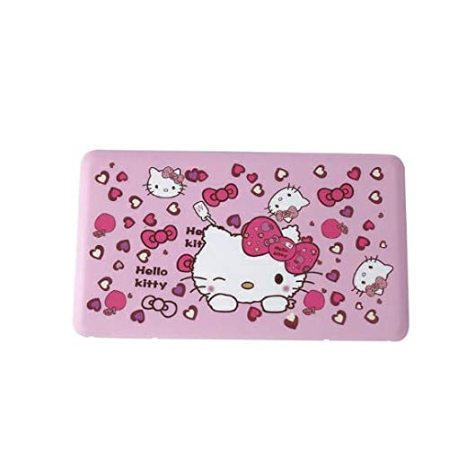 ANYAN Estuche Guardar Mascarilla niños, funda para almacenar mascarillas desechable, Estuche Porta Mascarilla Infantil con Dibujos, Hello Kitty